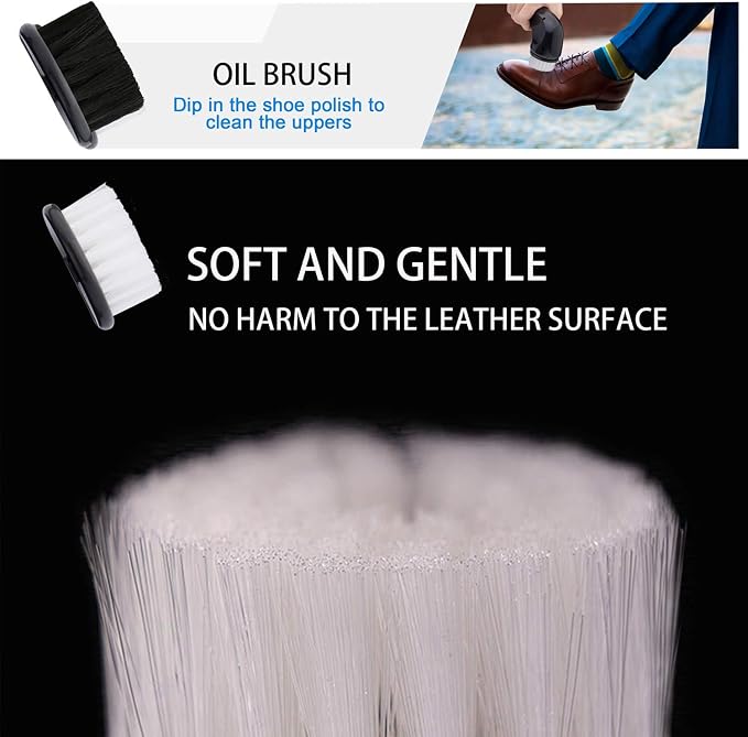Electric Shoe Shine Kit, Power Upgrades, Sansent Electric Shoe Polisher Brush Shoe Shiner Dust Cleaner Portable Leather Care Kit for Shoes, Bags…