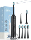 Electric Toothbrush with Water Flosser - 2 in 1 Teeth Cleaning Kit, Electric Toothbrush and flosser Combo with 3 Cleaning Modes, Portable Water flosser Design for Home & Travel (Black)