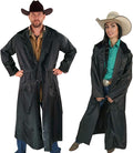 Southwestern Equine American Cowboy Saddle Slicker Rain Coat Duster – 100% Waterproof Full Length Unisex