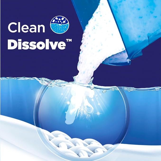 Tide Powder Laundry Detergent with Bleach, Original Scent, 89 Loads, 129 oz