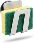 Magnetic Sponge Holder - Kitchen Sink Organizer - Ideal for Kitchen Organization & Accessories - Sink Sponge Holder (Stainless Steel)