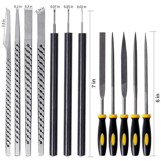 Pro Grade 3D Printing Accessory Tools with Tool Box for 3D Printer Modeler Basic Tools Diverse 3D Print Nozzle Cleaning Kit Mini Rotary Tool for Remove/Trim and Finish 3D Print