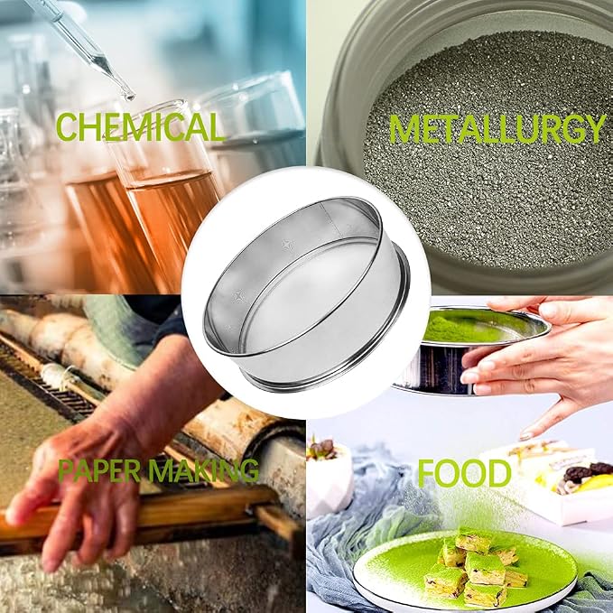 Sidasu Vibrating Sifter - Stainless Steel Vibrating Sieve 40 Mesh for Automatic Powder Sifter Machine