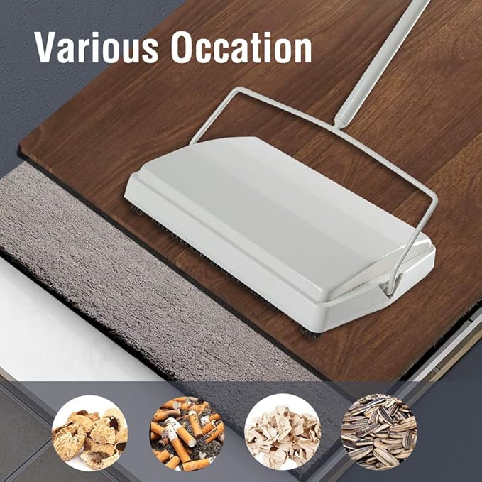 JEHONN Carpet Sweeper; Broom and Dustpan Set for Home