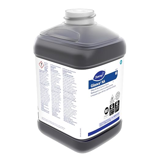 Glance 100975197 Non-Ammoniated Glass & Multi-Surface Cleaner, for Streak Free Windows, JFill Concentrate, 2.5-Liter (Pack of 2) | Streak Free, Ammonia Free, Quick Drying, Glass Cleaner, Mirrors, Chrome, Stainless Steel, Multi-Purpose Cleaner