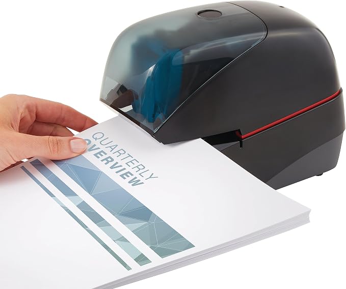Rapid 5080e Professional Electric Cartridge Stapler, 90 Sheet Capacity, Black, Includes 1 Cartridge with 5000 Staples (90147)