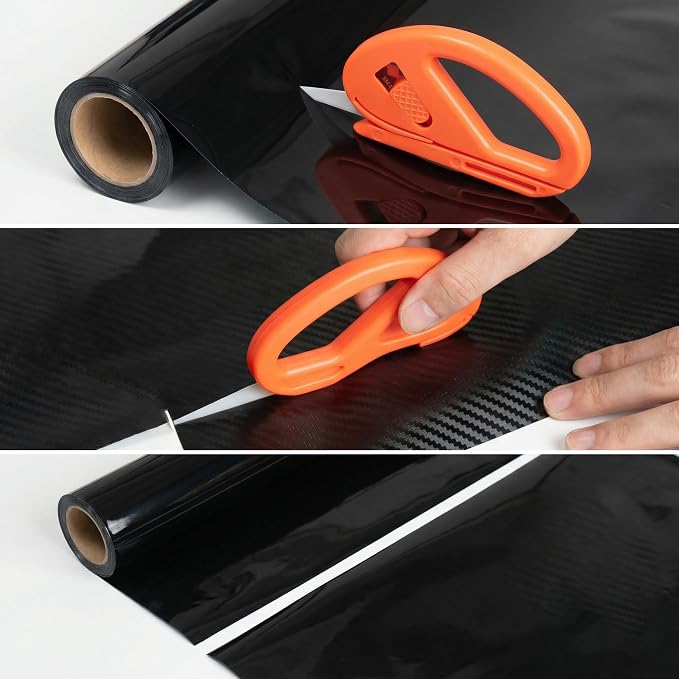 Vinyl Wrap Tool Kit Include Heat Gun, 7PCS Stick Squeegee, Knife Tape, Felt Squeegees, Craft Knife and Utility Knife Plastic Scraper, Vinyl Cutter, Magnet Holders, Cloth, Gloves