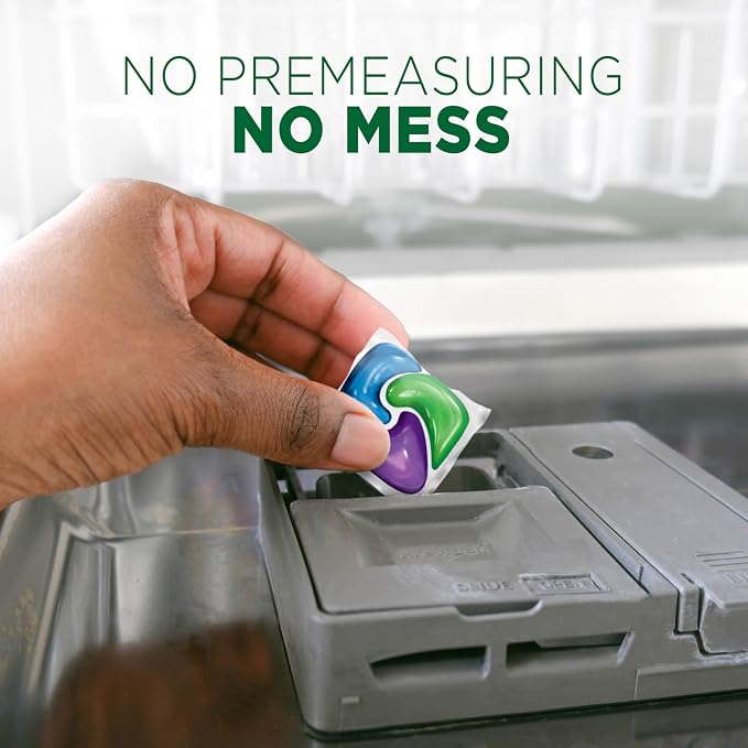 Cascade Platinum Actionpacs Dishwasher Detergent, Lemon Scent, 30 Count