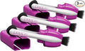 Peeps Glasses Cleaner - for Eyeglasses, Reading Glasses, and More - Lens Cleaner with Carbon Microfiber Tech-Injected Purple-3 Count (Pack of 1)