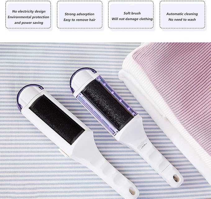 Clothing Electrostatic Brush，Lint Brush Remover Removes Pet Hair Fuz Dust from Clothes Furniture Bedding