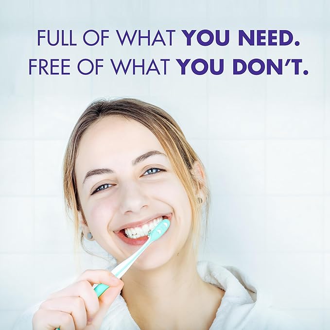 ARM & HAMMER Essentials Fluoride-Free Toothpaste,Whitening + Activated Charcoal Toothpaste of 4.3oz Tubes,Clean Mint,100% Natural Baking Soda,(Pack of 12)
