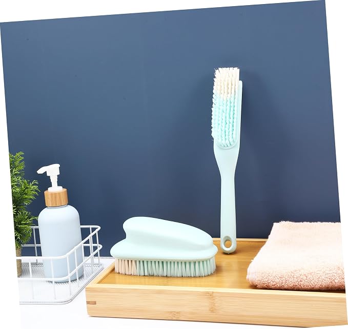 GALPADA 4sets Shower Scrubber Brush Multi-Purpose Detailing Brush for Clothes Boot Long Handle Shoe Household Cleaning Tools