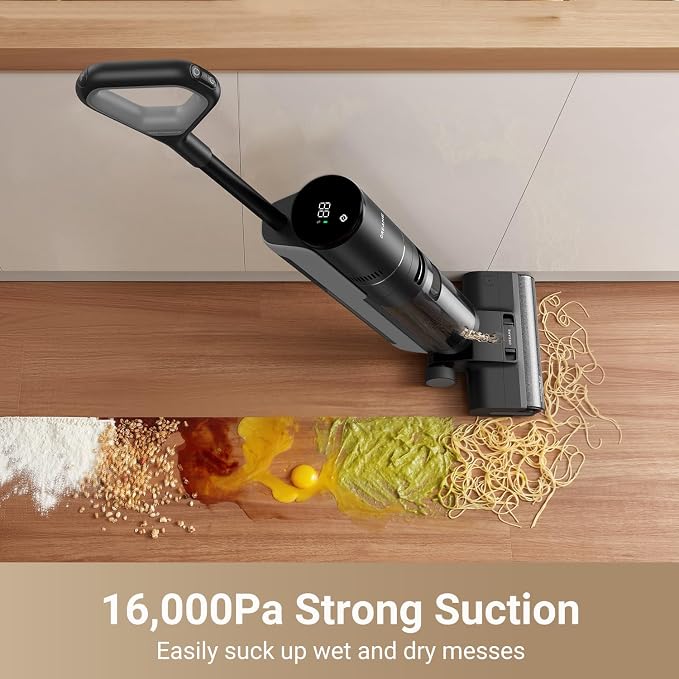 DREAME G10 Pro Wet Dry Vacuum Mop, Vacuum and Mop All in One with Auto Self-Cleaning, Floor Cleaner Machine for Hard Floor, 35 Mins Runtime, Edge Cleaning, Self-Propelled Vacuum Mop Combo