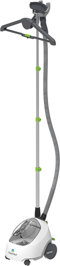 Steamfast SF-520 Full Size Fabric Steamer with Insulated Hose, Clothes Hanger, and Fabric Brush, Quick Heat-Up Time, 70-Ounce Water Tank, Chemical-Free Steam, Integrated Cord Wrap, White