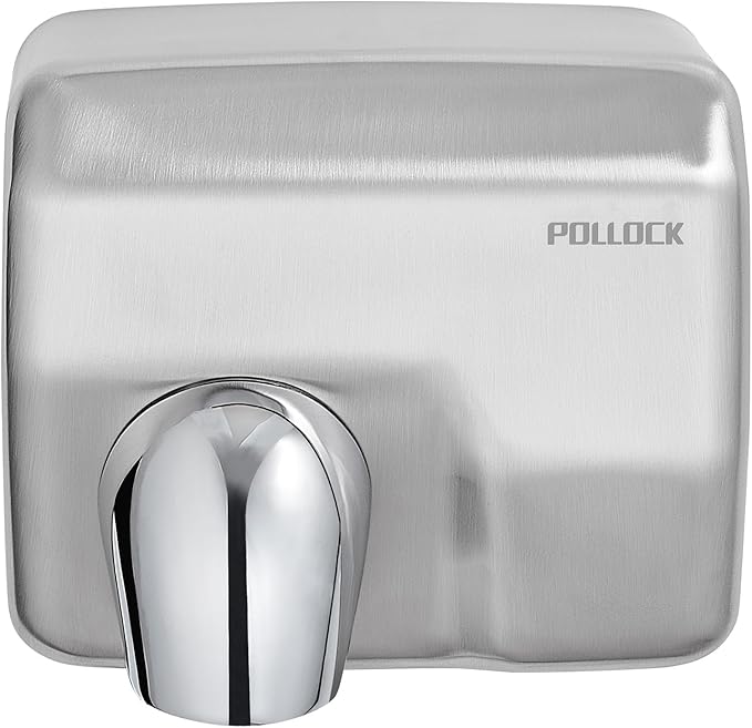 Commercial Hand Dryer Wall Mounted,Stainless Steel Electric Hand Dryer for Bathroom,1600 W Automatic High Speed Warm Wind Hand Blower,110V Plug in,8-10s Second Dry,for Industry Business Restrooms