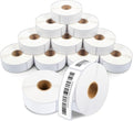 Aegis Adhesives - 1" X 3" Direct Thermal Labels (6000 Count, 12 Rolls) - Barcode Stickers for Inventory, SKU Labels, and Shelf Identification - Compatible with Zebra Printers, NOT Rollo Compatible