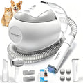 Dog Grooming Vacuum, 13000Pa & 2L Dust Cup & <55dB, 5-in-1 Self-Cleaning Pet Hair Vacuum with Spray Brush for Shedding, Quiet Deshedding Kit for Dogs Cats