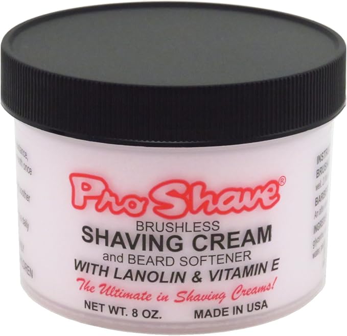 Brushless Shaving Cream & Beard Softener 8 Ounce (235ml) (6 Pack)