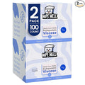 Disposable Face Towels for Sensitive Skin, Biodegradable Ultra Soft Facial Dry Wipes, Multi-purpose for Skin Care, Dye-Free, Paraben-Free, Lint-Free, Makeup Remover Clean Towel