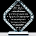 Uncle Gifts from Niece Nephew Meaningful Crystal Gifts for Uncle on Fathers Day Christmas Thanksgiving Day Birthday Presents Idea for Uncle Best Uncle Ever Gifts