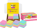 Post-it Mini Notes, 1.5x2 in, 24 Pads, America's #1 Favorite Sticky Notes & Super Sticky Notes, 3x3 in, 24 Pads/Pack, 70 Sheets/Pad, Amazon Exclusive Bright Color Collection, Aqua Splash
