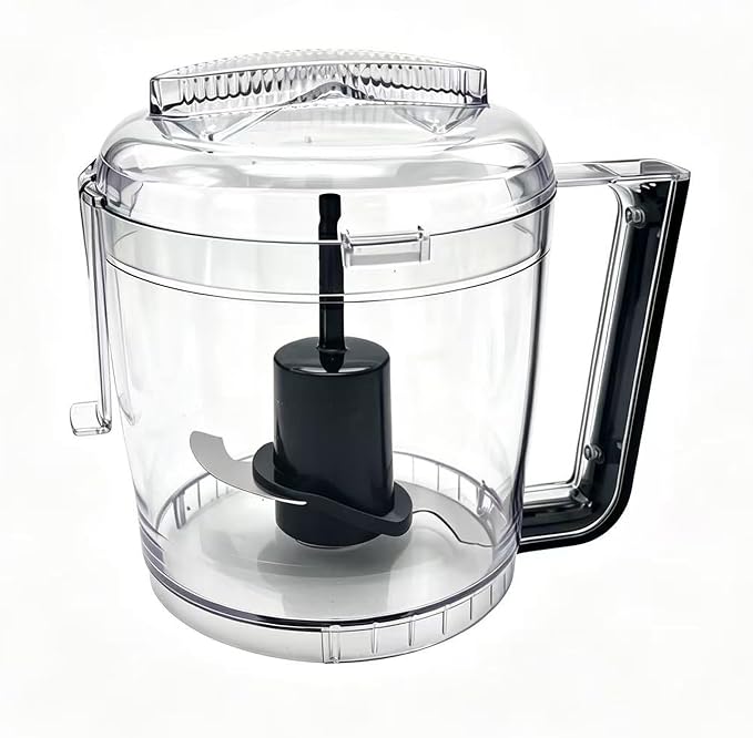 24-Ounce Work Bowl with lid, Reversible Stainless Steel Blade,Compatible with Cuisinart Mini-Prep Plus Food Processor, 24-Ounce Mini Food Processor to Chop Herbs, Vegetables, and Hard Cheese