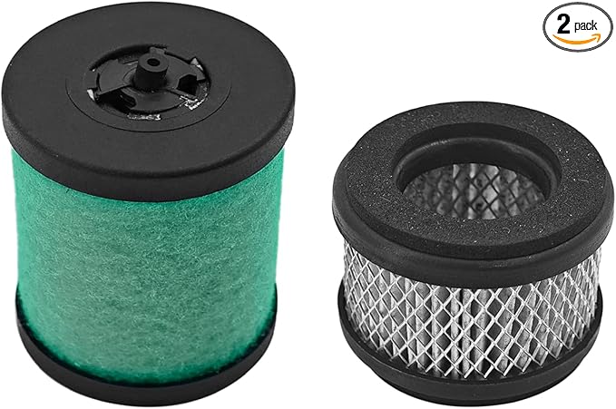 EMF10 Vacuum Oil Mist Filter Kit for Edwards RV3 RV5 RV8 RV12 2-Stage Rotary Vane Pump, Including A22304198 Oil Mist Element and A22304079 Odour Element, 2 Pcs x 1 Pack