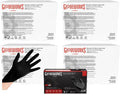 GLOVEWORKS Black Nitrile Gloves for Cooking, Food Prep, Disposable, Latex Free 5 Mil, For Professional Cleaning, Business Use