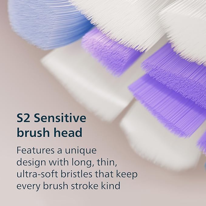 Philips Sonicare 6700 Series Electric Toothbrush, Pressure Sensor, 9 Brushing Settings, SmarTimer, BrushPacer, 21-Day Runtime, Travel Case, for Gum Health & Sensitive Teeth, Black, HX7411/06