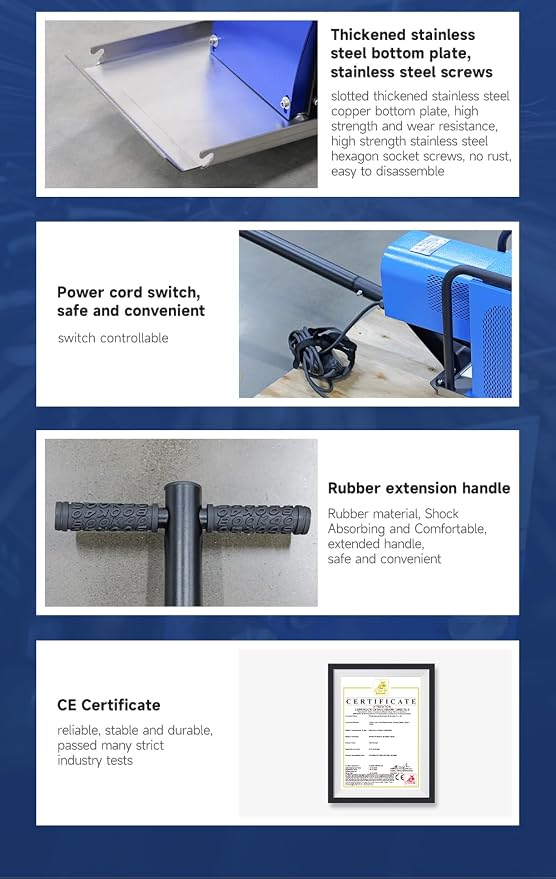 Laser Slat Cleaning Machine 2300W Handheld Laser Slat Cleaner 220V Laser Cutting Machine Portable Slag Remover Cleaning Tool for CNC Laser Cutting Table Sword Fence Plasma Cutters