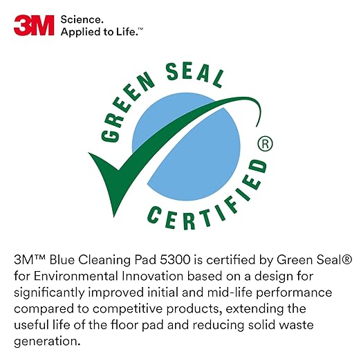 3M Blue Cleaner Pad 5300, 15 in