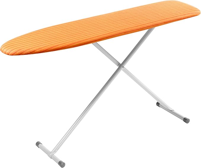 Honey-Can-Do Collapsible Ironing Board with Sturdy T-Legs, Orange