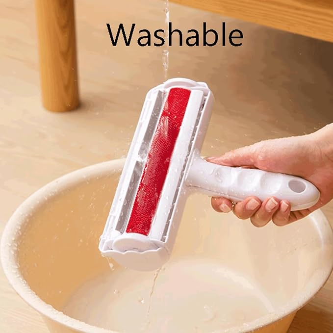 Strong Adhesion Plastic Lint Roller Two Way Brush Head Lint Rollers Washable and Reusable Lint Remover Portable Lint Remover Brush Portable