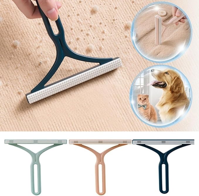 Carpet hair remover tool，Silicone Double Sided Pet Hair Remover Lint Remover Clean Tool Shaver Sweater Cleaner Fabric Shaver Scraper for Clothes Carpet-Pink, Jtmfqjq14