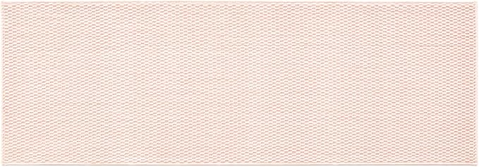 TYUU Bathroom Runner Rugs, Long Bath Mat Runner Washable Thin Quick Dry Low Pile Bathroom Runner Rugs Non Slip, Pink 24"x70"