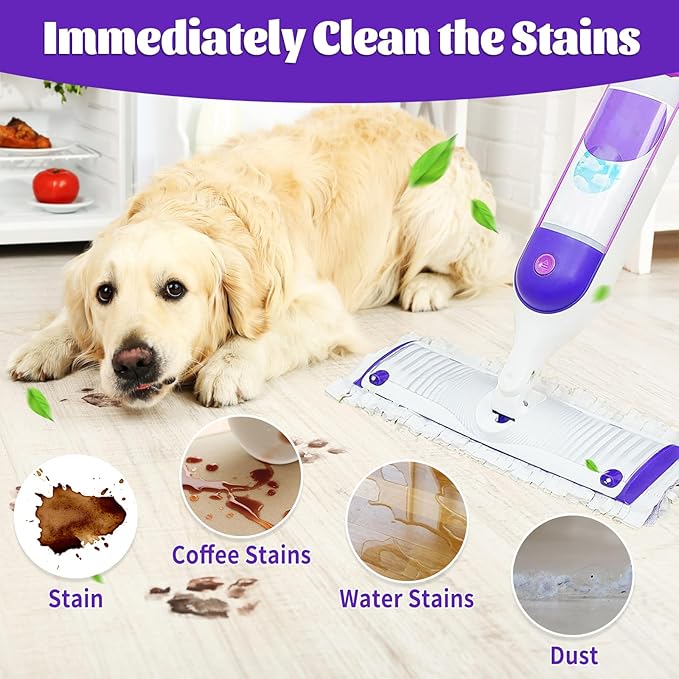 60 Pack Disposable Pads Compatible with Swiffer Power Mop Pads Replacement for Swiffer Power Mop Refills, Multi-Surface &Wood Floor Cleaning
