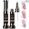 Makartt Nail Rhinestone Glue: Precision Gap Filling Gel with Brush for Gems | Low Viscosity, UV/LED Cured, Gap Filling, Small Charms, Glitter, Pearls and Sequins, 3D Sculpting, DIY and Salon Use