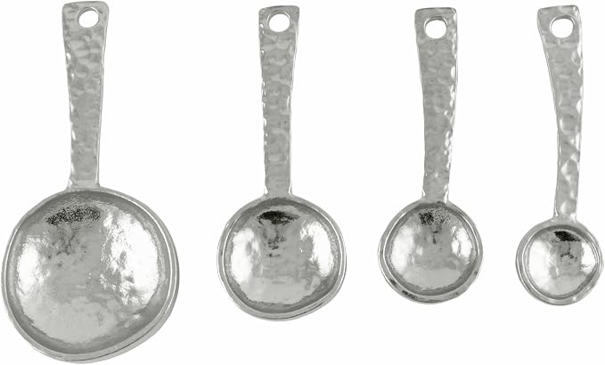 Crosby & Taylor Roman Pewter Measuring Spoons, Handmade in America