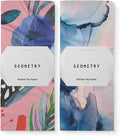 GEOMETRY Kitchen Tea Towels - Quick Dry Microfiber Dish Towels for Kitchen Watercolors, 18" x 30" 2 Pack