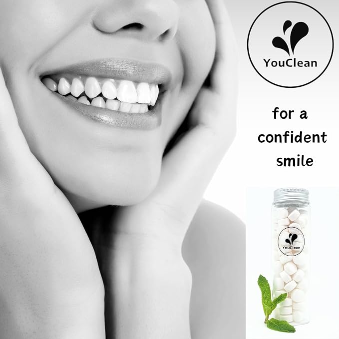 Refill Pack - 365 Toothpaste Tablets - Natural Remineralization & Whitening with Nano Hydroxyapatite - Travel or Daily Use - Fluoride Free (Watermelon365)