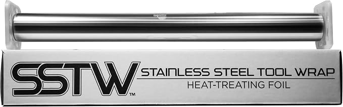 321 Stainless Steel Tool Wrap | Heat Treat Foil 20" x .002" x 50'