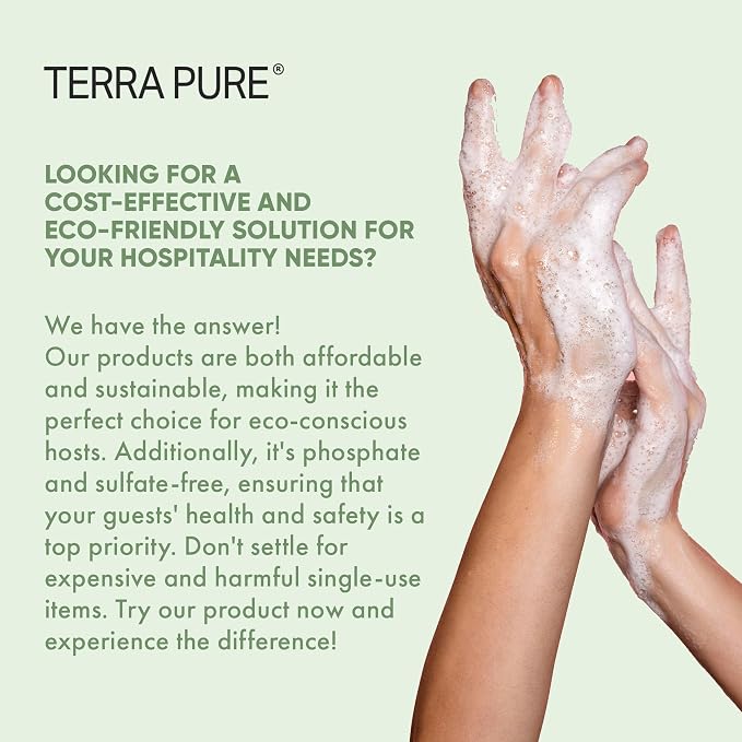 Terra Pure Hotel Body Wash/Hand Soap | One Gallon | Designed to Refill Soap Dispensers (Set of 1)
