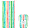 Dock & Bay Beach Towel - Quick Dry, Sand Free - Compact, Lightweight - 100% Recycled - Includes Bag - Watermelon Sugar - Extra Large (200x90cm, 78x35)