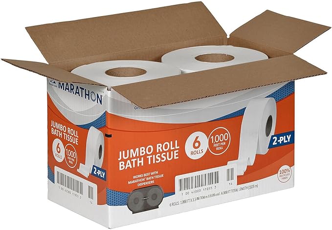 Marathon Bath Tissue, 2-Ply (6 Jumbo Rolls)