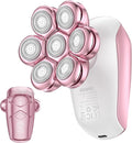 SHPAVVER Electric Razors for Women Legs: Rechargeable Electric Shavers for Body - Waterproof Wet Dry Hair Remover for Lady Face Underarms Public (Glossy Pink)