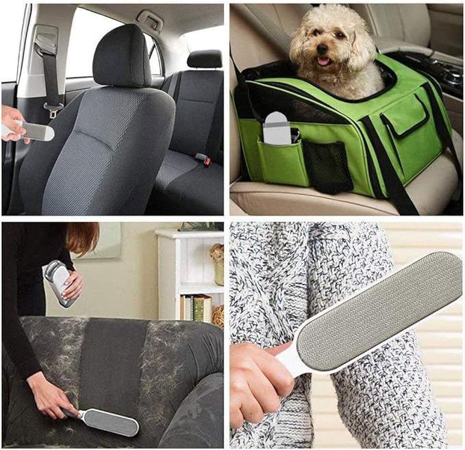 Pet Hair Remover Brush, with Base, Double-Sided, Best for Removing