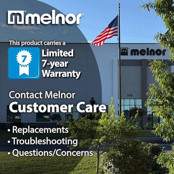 Melnor 65140AMZ 4 Zone Digital Timer, Black, Yellow