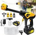 Cordless Pressure Washer, 1450 PSI Portable Power Washer with 6-in-1 Nozzle | Battery Powered Pressure Washer, Handheld Power Washer Cleaning Tool for for Car Wash, Garden, Patio & Home