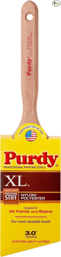 Purdy 144152330 Angular Trim Glide Brush, 3-Inch, 6-Pack