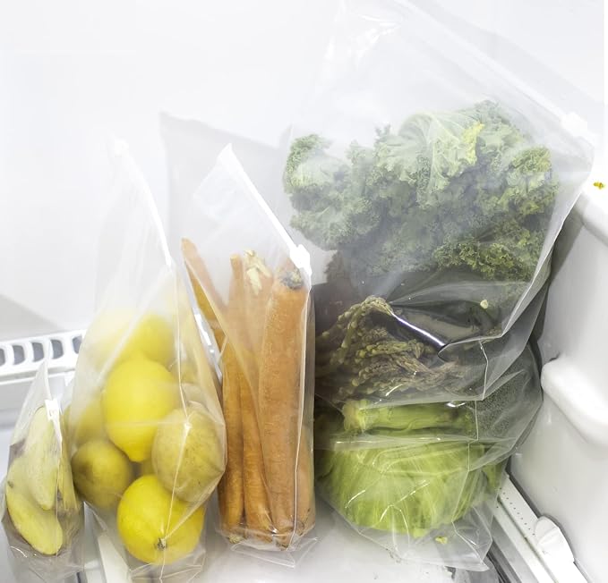 500 Count - Slider Zip Food Storage Sandwich Bags, 6" x 9" 3 Mil Heavy Duty, Strong & Durable For Freezer Storage, For Sandwiches, Snacks & More. GPI